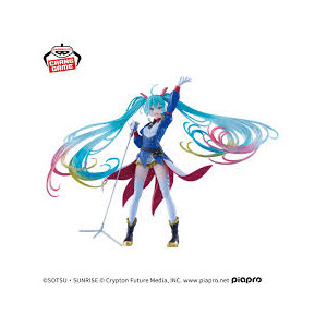 Figurine Hatsune Miku Gundam 45th Anniversary - Banpresto